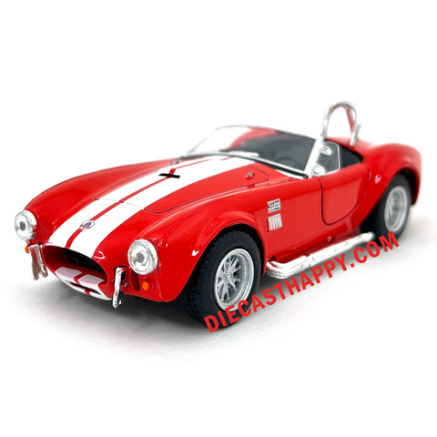 1965 Shelby Cobra 427 1:32 Scale Diecast Model in Red by Kinsmart