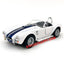 1965 Shelby Cobra 427 1:32 Scale Diecast Model Blue/Red/White/Yellow by Kinsmart (SET OF 4)