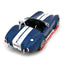 1965 Shelby Cobra 427 1:32 Scale Diecast Model Blue/Red/White/Yellow by Kinsmart (SET OF 4)