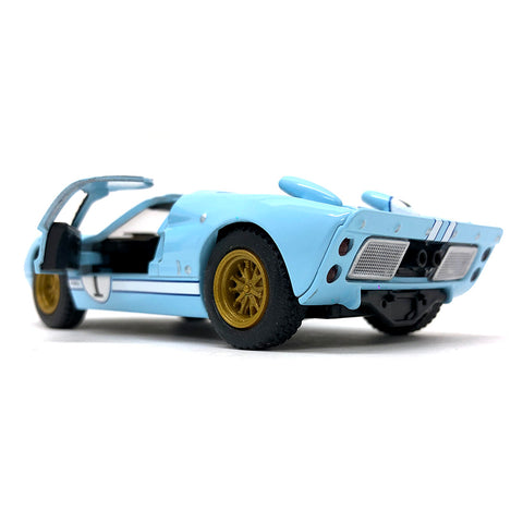 1966 Ford GT40 MKII Heritage Edition 1:32 Scale Diecast Model Blue/Gold/Black by Kinsmart (SET OF 3)