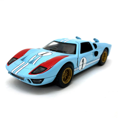 1966 Ford GT40 MKII Heritage Edition 1:32 Scale Diecast Model Blue by Kinsmart