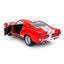 1967 Ford Mustang Shelby GT500 1:38 Scale Diecast Model Red w/ Stripes by Kinsmart