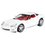 2005 Chevrolet Corvette C6 Coupe 1:24 Scale Diecast Model with Red Interior White by Motor Max 73270