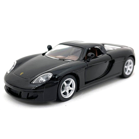 2007 Porsche Carrera GT 1:36 Scale Diecast Model Black by Kinsmart