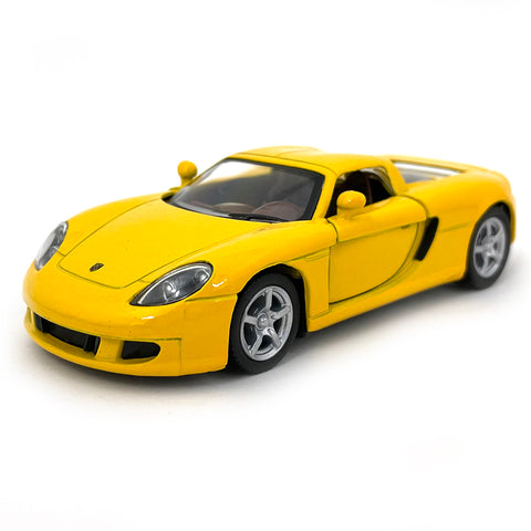 2007 Porsche Carrera GT 1:36 Scale Diecast Model Yellow by Kinsmart