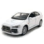 2008 Mitsubishi Lancer Evolution X 1:36 Scale Diecast Model White by Kinsmart