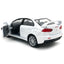 2008 Mitsubishi Lancer Evolution X 1:36 Scale Diecast Model White by Kinsmart