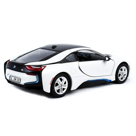 2018 BMW i8 1:24 Scale Diecast Model White by Motor Max 79359 FAST FURIOUS