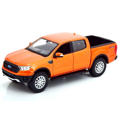 2019 Ford Ranger Pickup Truck 1:27 Scale Diecast Model Orange by Maisto 31521