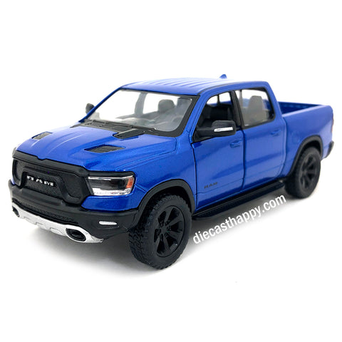 2019 Dodge Ram 1500 Pick Up Truck 1:46 Scale Diecast Model Blue by Kinsmart