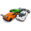 2019 Lamborghini Huracán LP620-2 Super Trofeo 1:36 Scale Diecast Model Green/Orange/Gray/White by Kinsmart (SET OF 4)