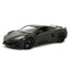 2020 Chevrolet Corvette C8 Stingray 1:24 Scale Diecast Model in Black witih Grey Stripes by Motor Max 79360 RAIN