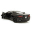 2020 Chevrolet Corvette C8 Stingray 1:24 Scale Diecast Model in Black witih Grey Stripes by Motor Max 79360 RAIN