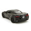 2020 Chevrolet Corvette C8 Stingray 1:24 Scale Diecast Model in Black witih Grey Stripes by Motor Max 79360 RAIN