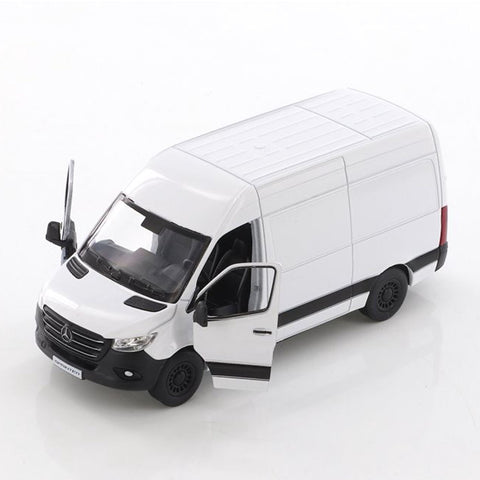 2020 Mercedes Benz Sprinter Cargo Van 1:48 Scale Diecast Model Red/Blue/Black/White by Kinsmart (SET OF 4)