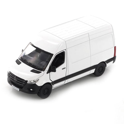 DHL Delivery Truck 2020 Mercedes Benz Sprinter Cargo Van 1:48 Scale Diecast Model Yellow by Kinsmart diecasthappy.com