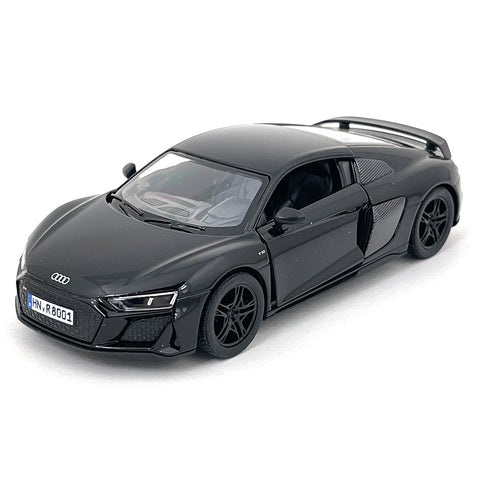 2021 Audi R8 1:36 Scale Diecast Model Black by Kinsmart diecasthappy.com