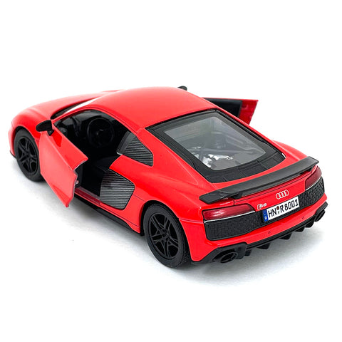 2021 Audi R8 1:36 Scale Diecast Model Red by Kinsmart diecasthappy.com