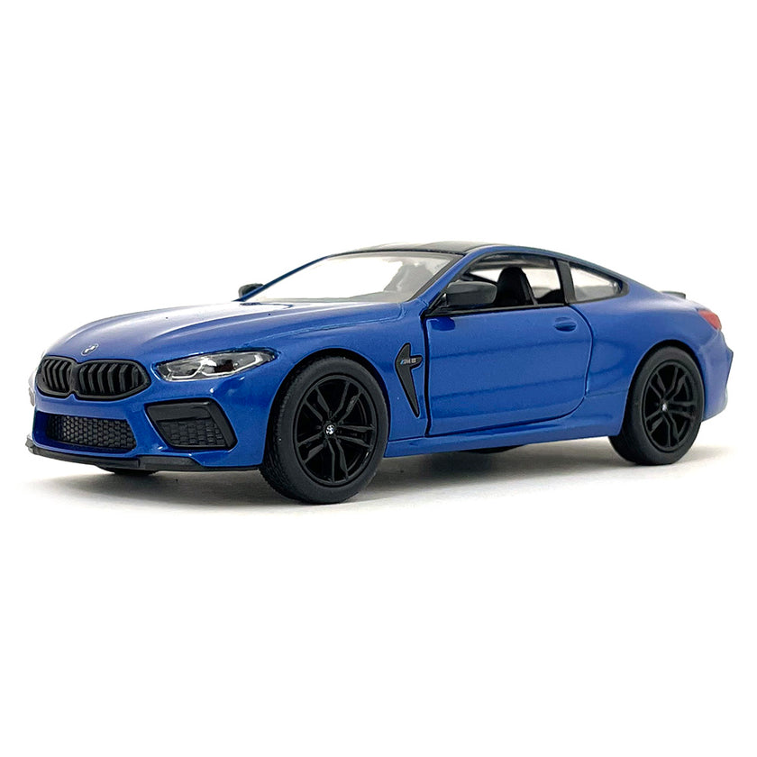 2021 BMW M8 Competition Coupe 1:38 Scale Diecast Model Blue by Kinsmar ...