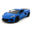 2021 Chevy Corvette C8 1:36 Scale Diecast Model Blue by Kinsmart