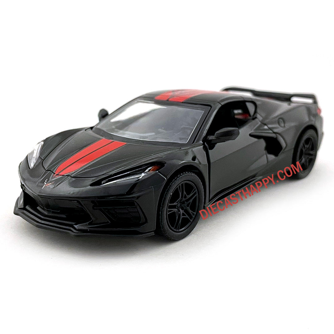 Black corvette top toy car