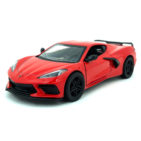 2021 Chevy Corvette C8 1:36 Scale Diecast Model Red by Kinsmart