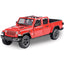 2021 Jeep Gladiator Rubicon Open Top 1:27 Scale Diecast Model Red by Motor Max 79370