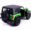 2021 Jeep Wrangler Rubicon 4x4 1:32 Scale Diecast Model Hard Top Off Road by Kinsmart (SET OF 4) overland offroad explorer badlands bronco defender land rover range