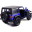 2021 Jeep Wrangler Rubicon 4x4 1:32 Scale Diecast Model Hard Top Off Road by Kinsmart (SET OF 4)