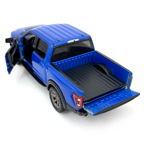 2022 Ford F-150 Raptor Pickup 1:46 Scale Diecast Model Blue by Kinsmart