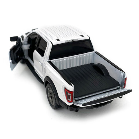 2022 Ford F-150 Raptor Pickup 1:46 Scale Diecast Model White by Kinsmart