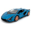 2022 Lamborghini Sián FKP 37 1:40 Scale Diecast Model Blue by Kinsmart