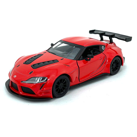 2022 Toyota GR Supra Racing Concept 1:38 Scale Diecast Model Red by Kinsmart