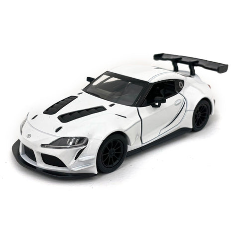 2022 Toyota GR Supra Racing Concept 1:38 Scale Diecast Model White by Kinsmart