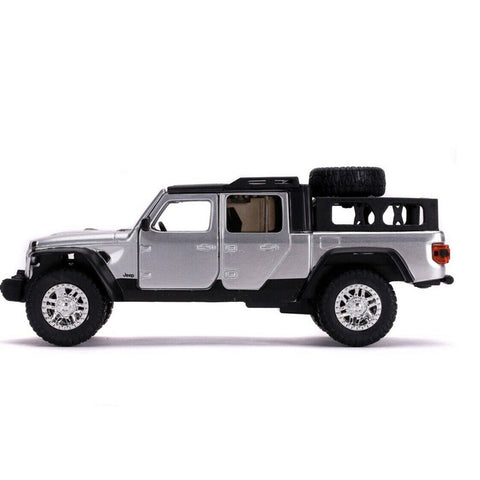 Fast & Furious 2020 Jeep Gladiator 1:24 Scale Diecast Model Silver by Jada 31984