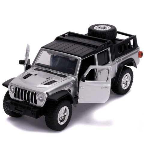 Fast & Furious 2020 Jeep Gladiator 1:24 Scale Diecast Model Silver by Jada 31984
