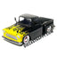 Just Trucks 1955 Chevrolet Stepside Pickup Truck 1:24 Scale Diecast Model Black by Jada 34325 (No Window Box)