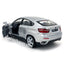 BMW X6 1:38 Scale Diecast Model Silver by Kinsmart