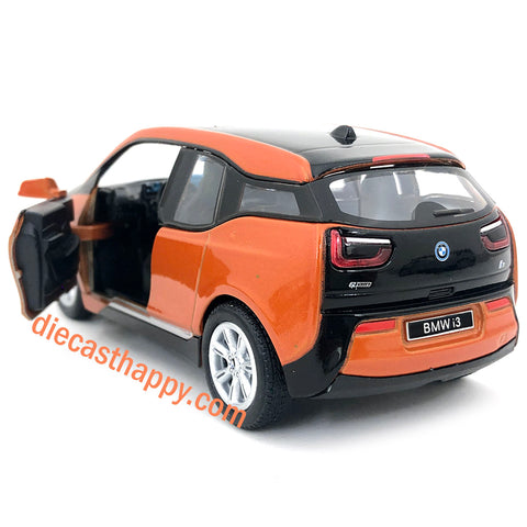 BMW i3 1:32 Scale Diecast Model Orange by Kinsmart