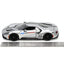 Bigtime Muscle 2017 Ford GT 1:24 Scale Diecast Model Candy Silver by Jada 33857