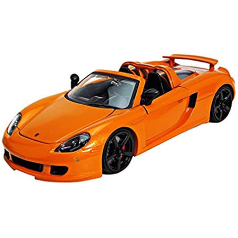 Bigtime Kustoms Porsche Carrera GT Convertible 1:24 Scale Diecast Model Orange by Jada 96955-OR