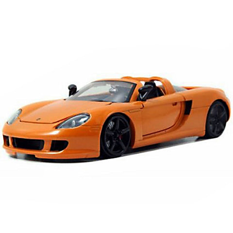 Bigtime Kustoms Porsche Carrera GT Convertible 1:24 Scale Diecast Model Orange by Jada 96955-OR