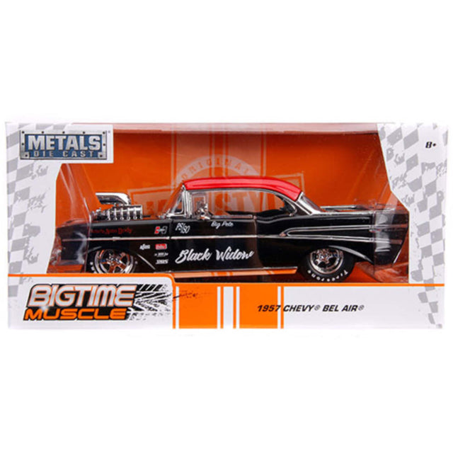 Jada Big Time Muscle 1:24 1957 Chevrolet Bel Air auto pressofusa, giocattoli per bambini e adulti (verde militare Jada Big Time Muscle 1:24 1957 Chevrolet Bel Air auto pressofusa, giocattoli per bambini e adulti (verde militare