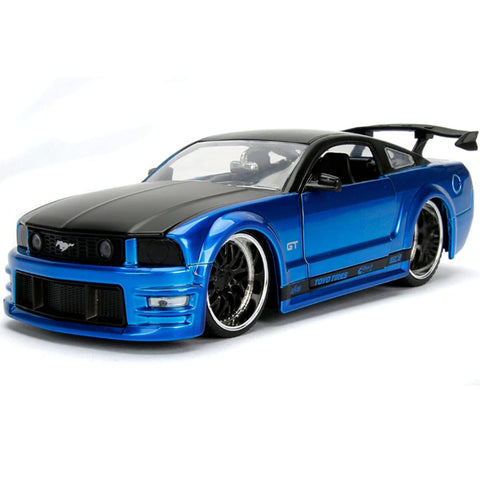 Bigtime Muscle 2006 Ford Mustang GT 1:24 Scale Diecast Model Blue by Jada 99973-BL diecasthappy.com