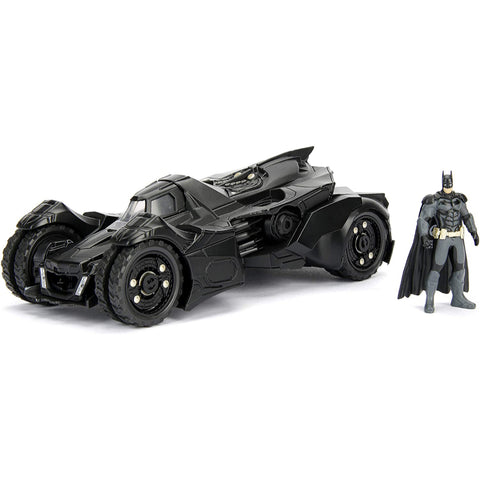 DC Comics Batman 2015 Arkham Knight Batmobile & Batman 1:24 Scale Diecast Model Black by Jada 98037