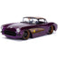 DC Comics Bombshells Batgirl 1957 Chevy Corvette 1:24 Scale Diecast Model Purple By Jada 30457