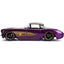 DC Comics Bombshells Batgirl 1957 Chevy Corvette 1:24 Scale Diecast Model Purple By Jada 30457
