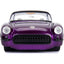 DC Comics Bombshells Batgirl 1957 Chevy Corvette 1:24 Scale Diecast Model Purple By Jada 30457