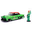 DC Comics Bombshells Poison Ivy’s 1956 Chevy Bel Air with Figure 1:24 Scale Diecast Model by Jada 30455