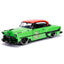DC Comics Bombshells Poison Ivy’s 1956 Chevy Bel Air with Figure 1:24 Scale Diecast Model by Jada 30455